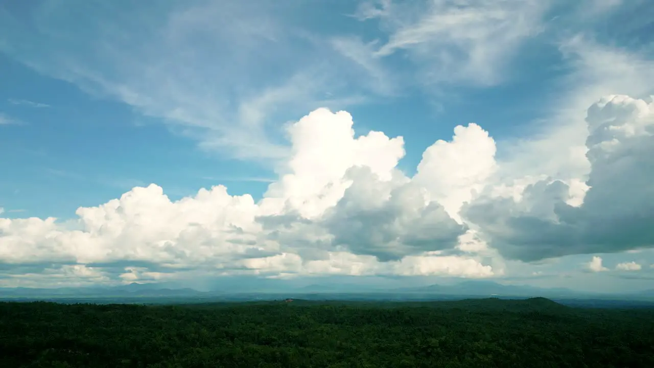 4K Cinematic nature aerial drone footage of the beautiful mountains at Pha Chor Grand Canyon of Chiang Mai Thailand on a sunny day