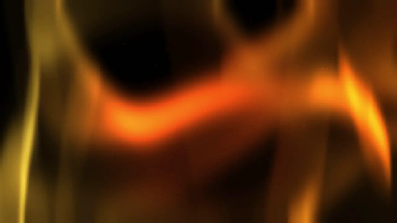 Animation of defocused flames background