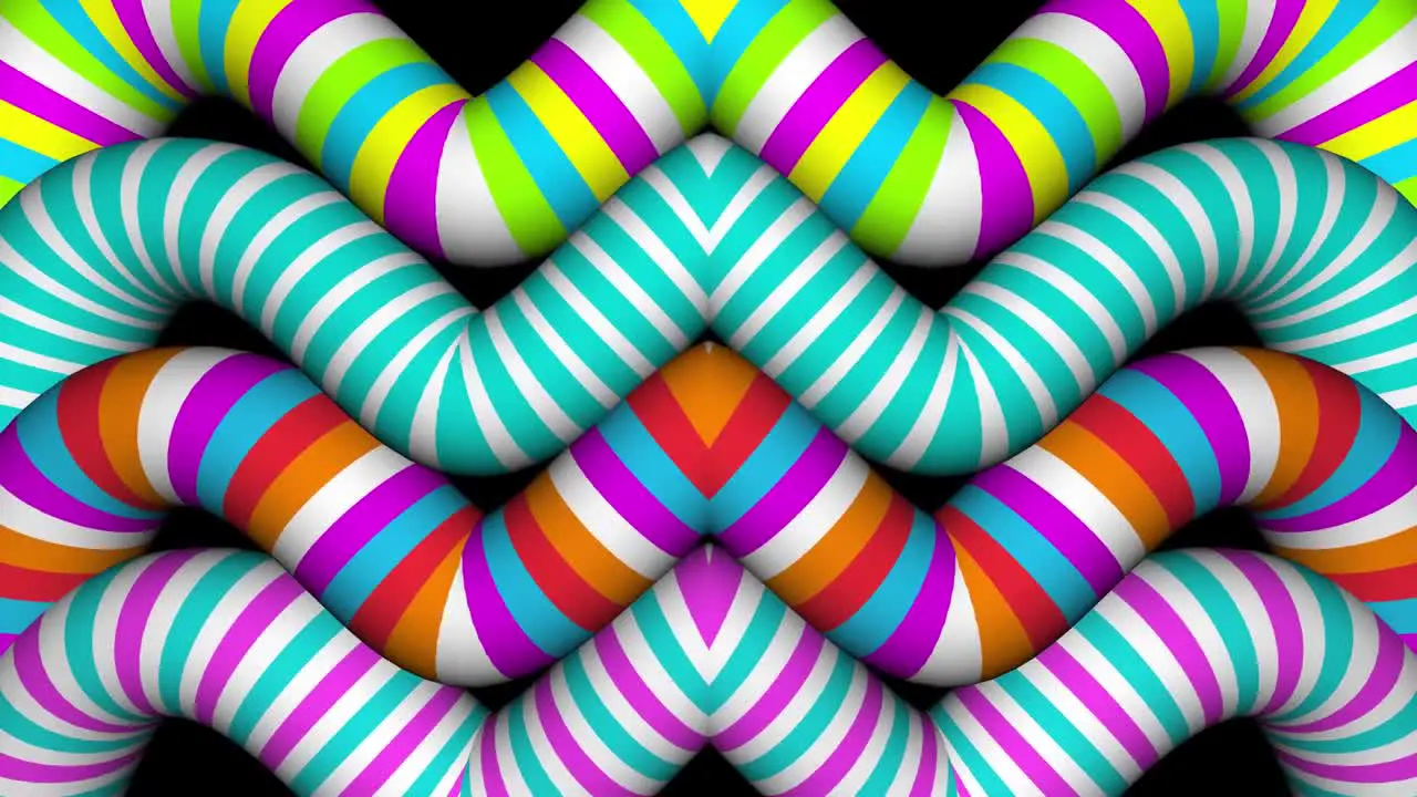 VJ LOOP Stripes Colors Background