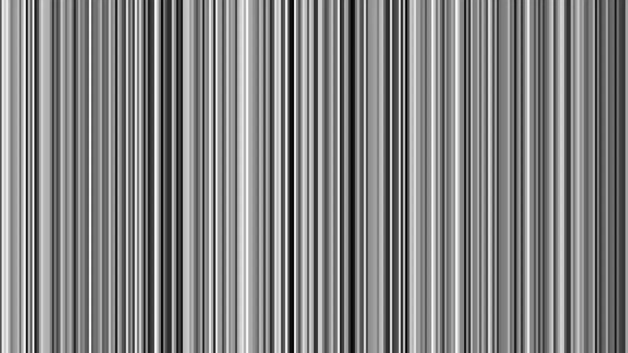 Looping animation of black gray and white vertical lines oscillating