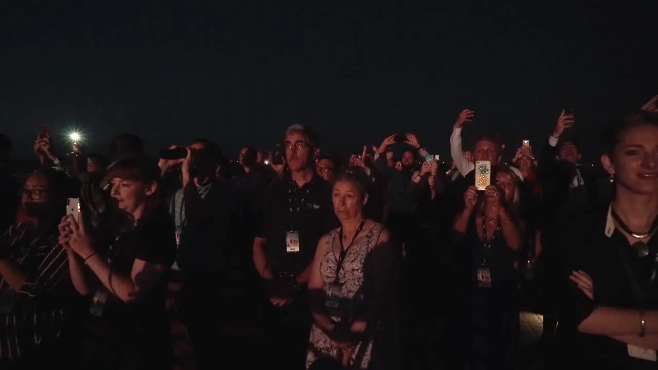 Civilians Use Their Smart Phones To Record The Nighttime Launching Of The Aehf5 Satellite At Cape Canaveral