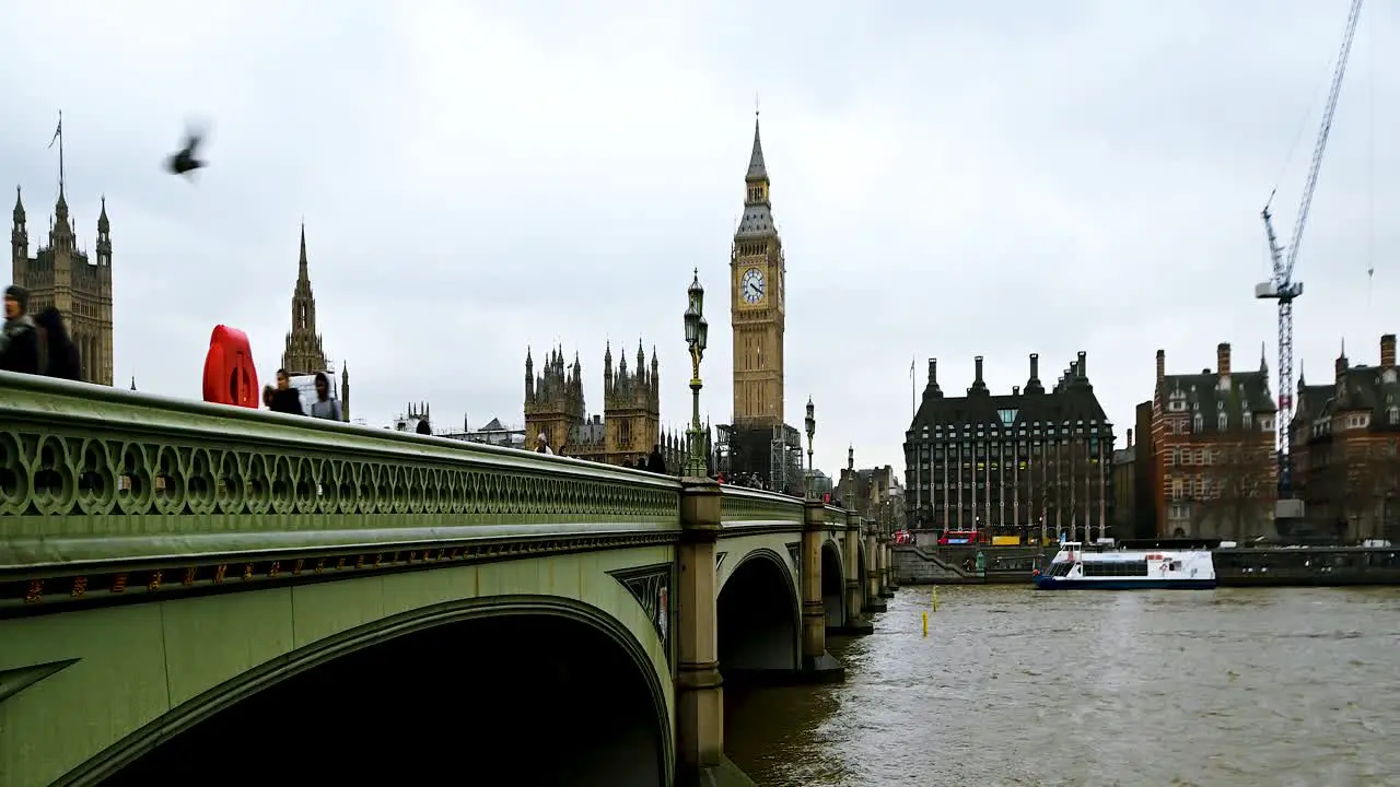 Close Look at Big Ben Westminster London United Kingdom