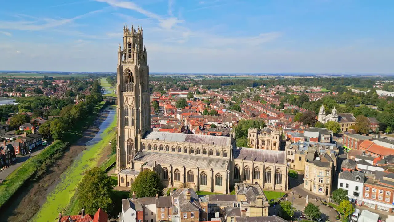 Boston Lincolnshire A historic UK market town birthplace of the Pilgrim Fathers