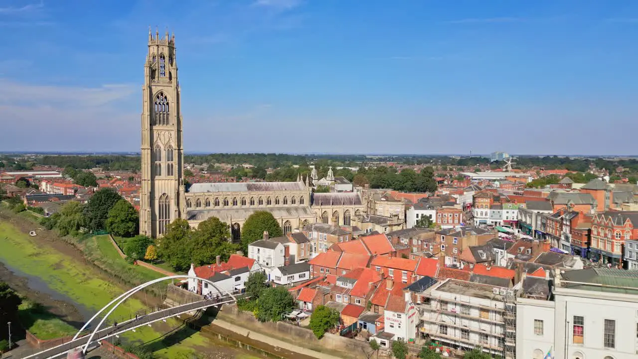 Boston Lincolnshire A UK market town rich in history the Pilgrim Fathers' birthplace