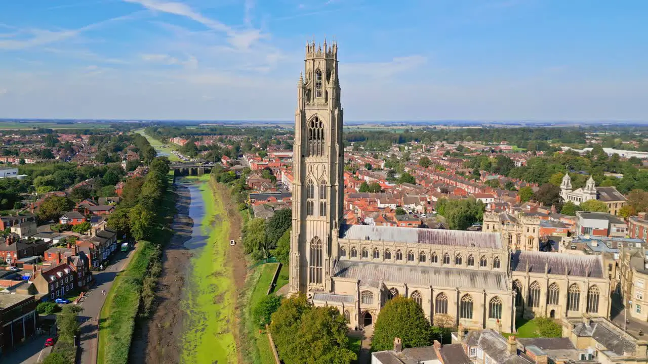 Boston Lincolnshire A historic UK market town known for the Pilgrim Fathers' legacy