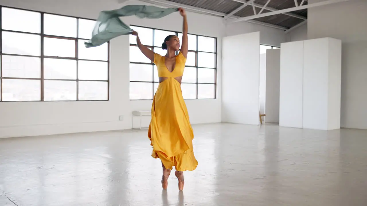 Dance dress and a woman for performance