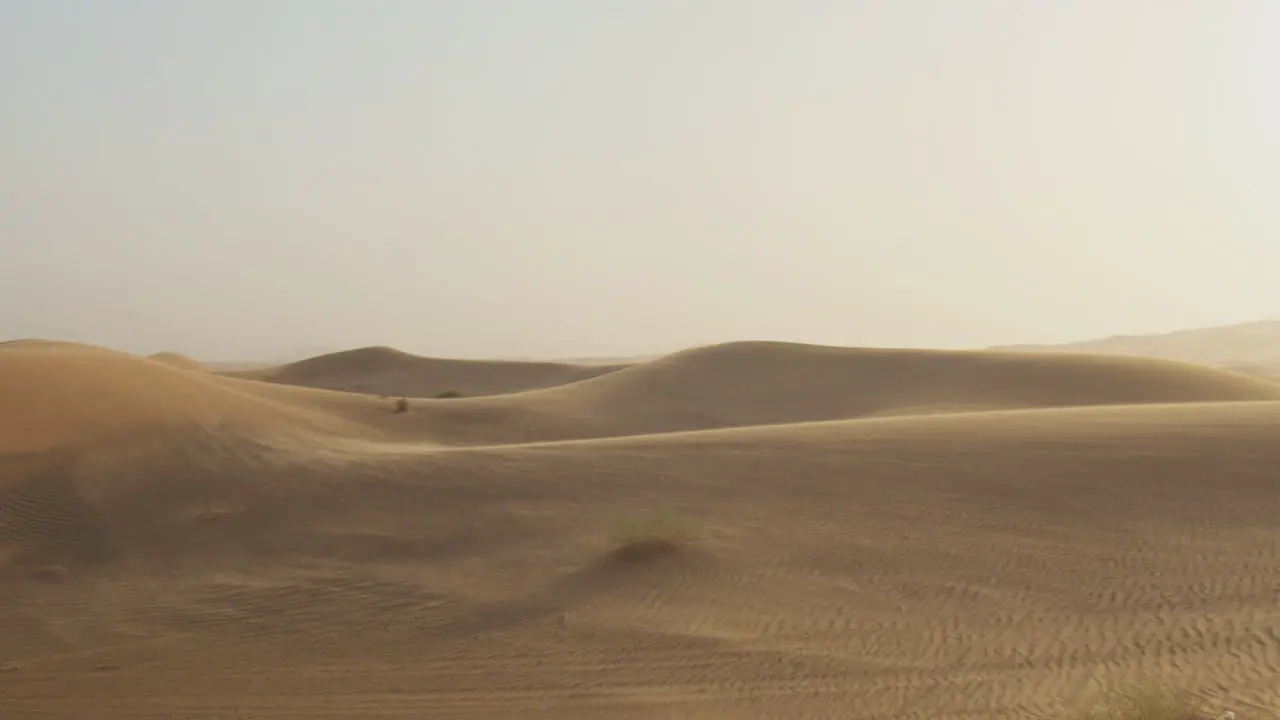 Wind Blowing Over Sand Dune In The Desert 3