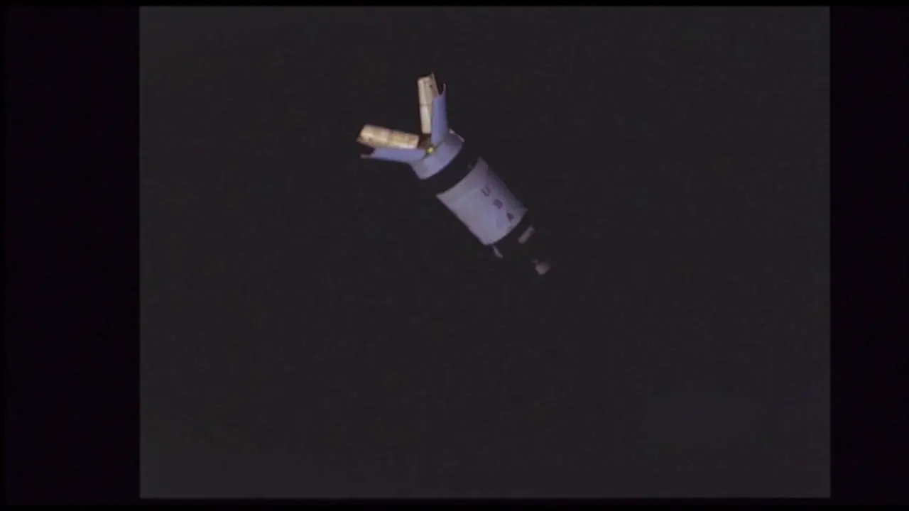 Saturn V Stage 3 Drifting in Space