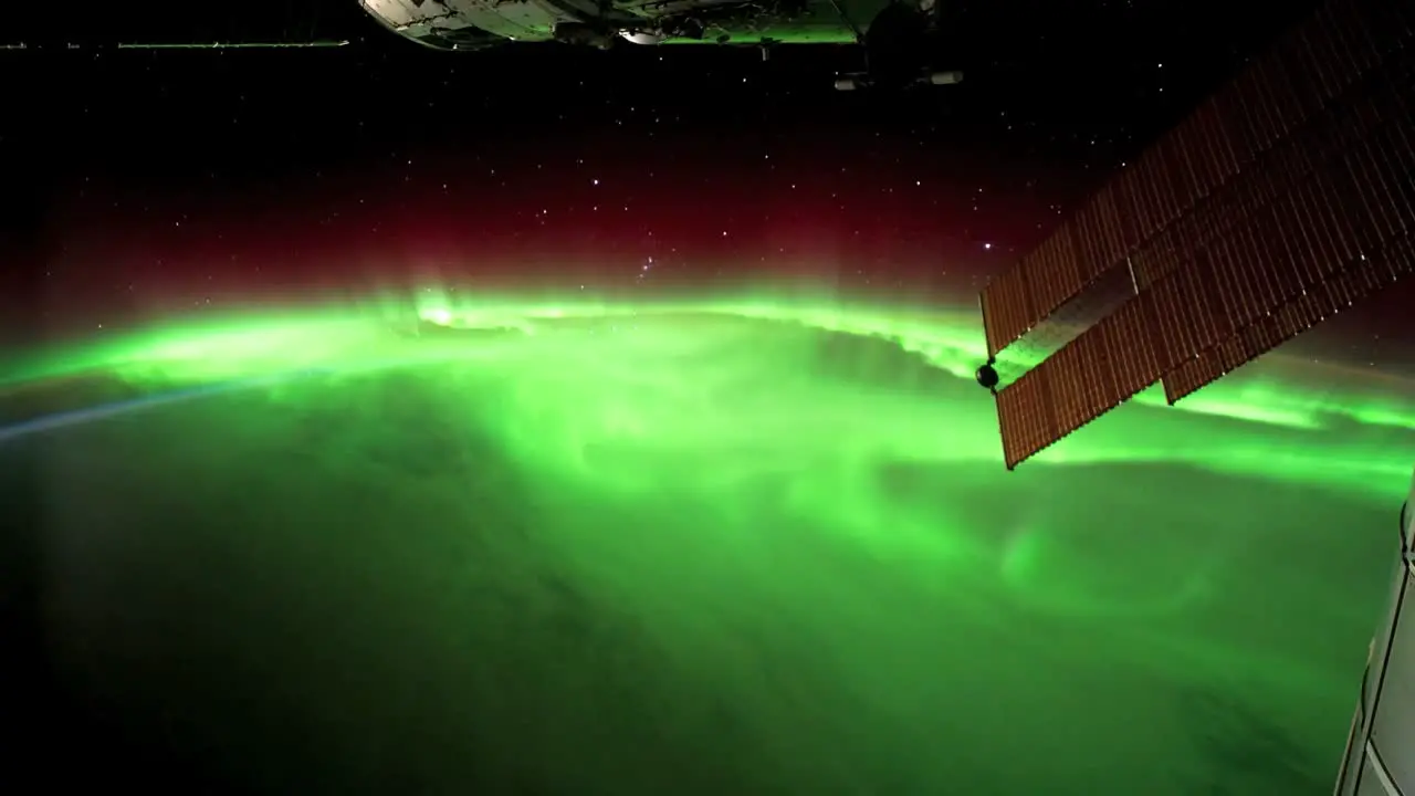 Aurora Borealis from Space