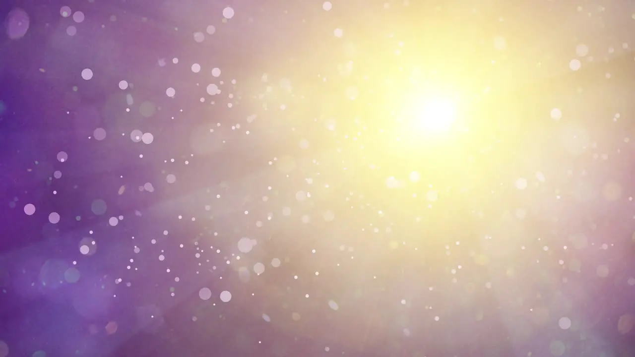 Light effects sunbeams abstract sunshine background with floating and moving particles 4k