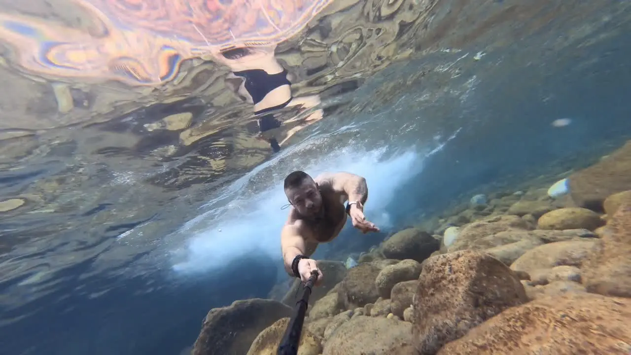 diving in the mediterranean sea