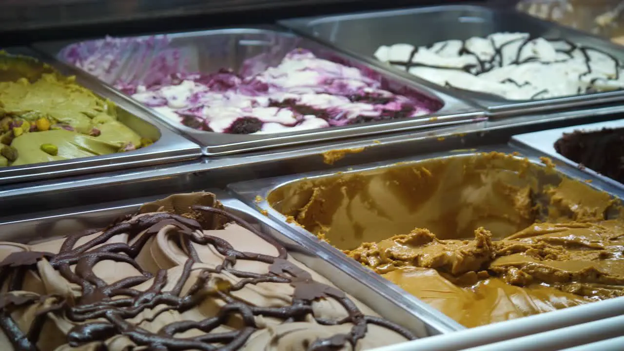 Different flavors of Ice cream in Malta