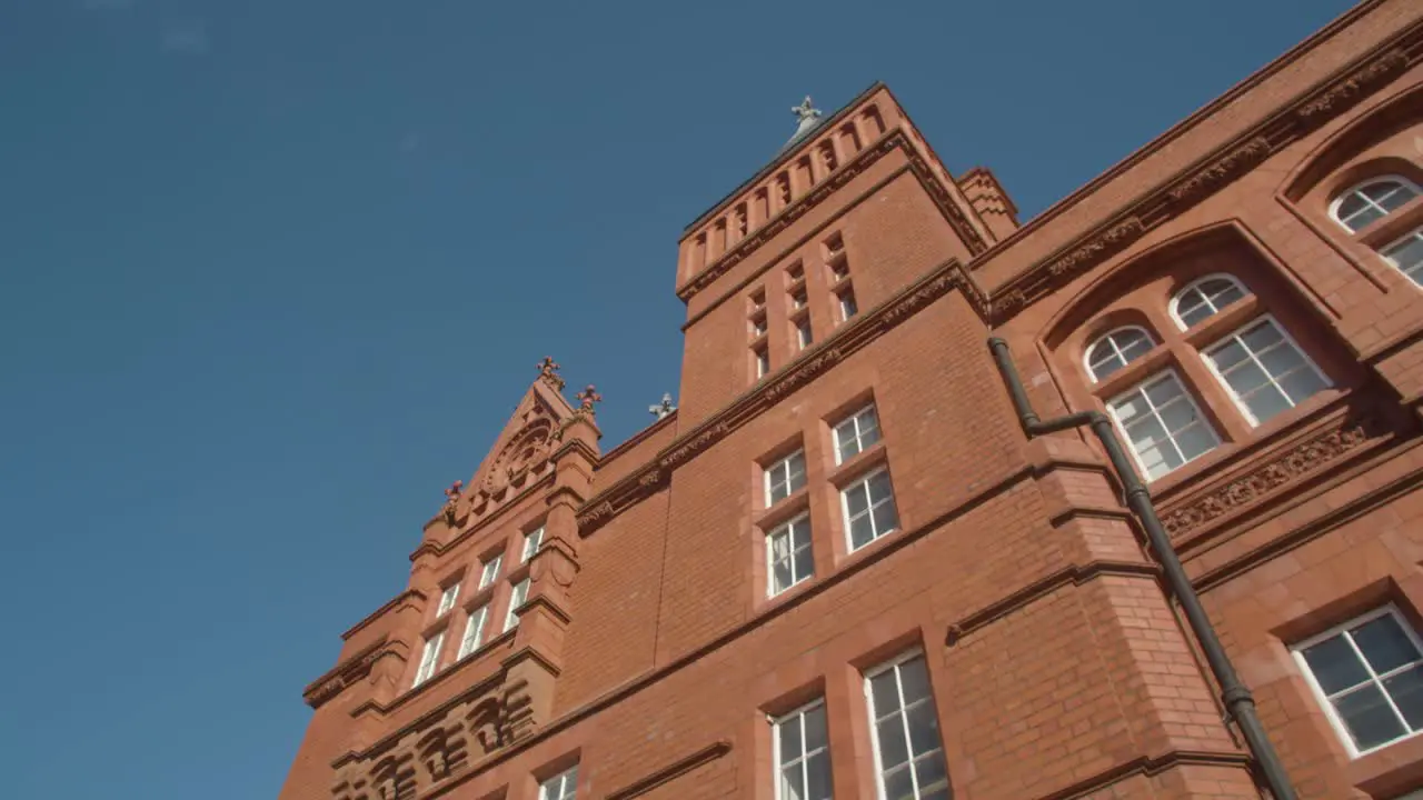 Exterior Of The Pierhead Building In Cardiff Wales