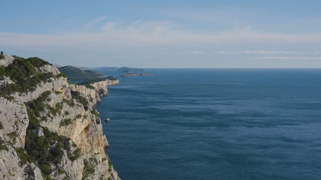 Beautiful view of the sea and small beautiful islands