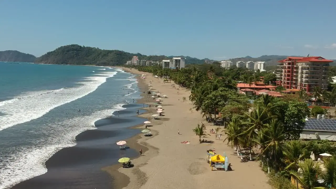 A flight over Jaco Beach Costa Rica