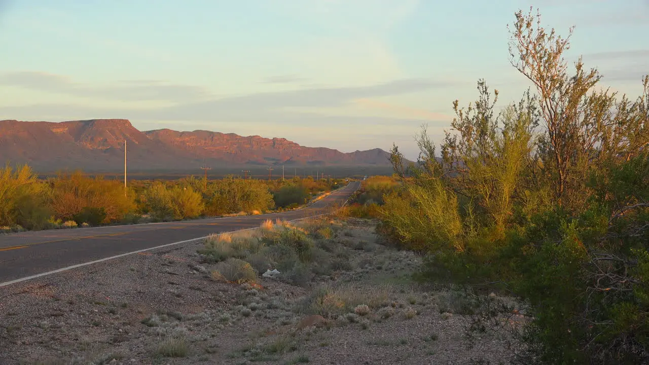 Arizona Desert Highway Past Ajo