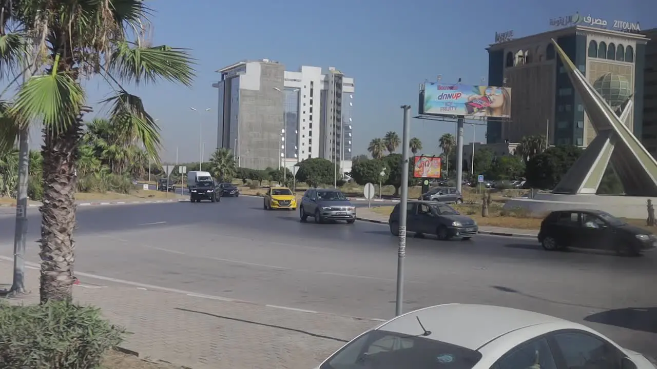 Timelapse of cars in Tunisia