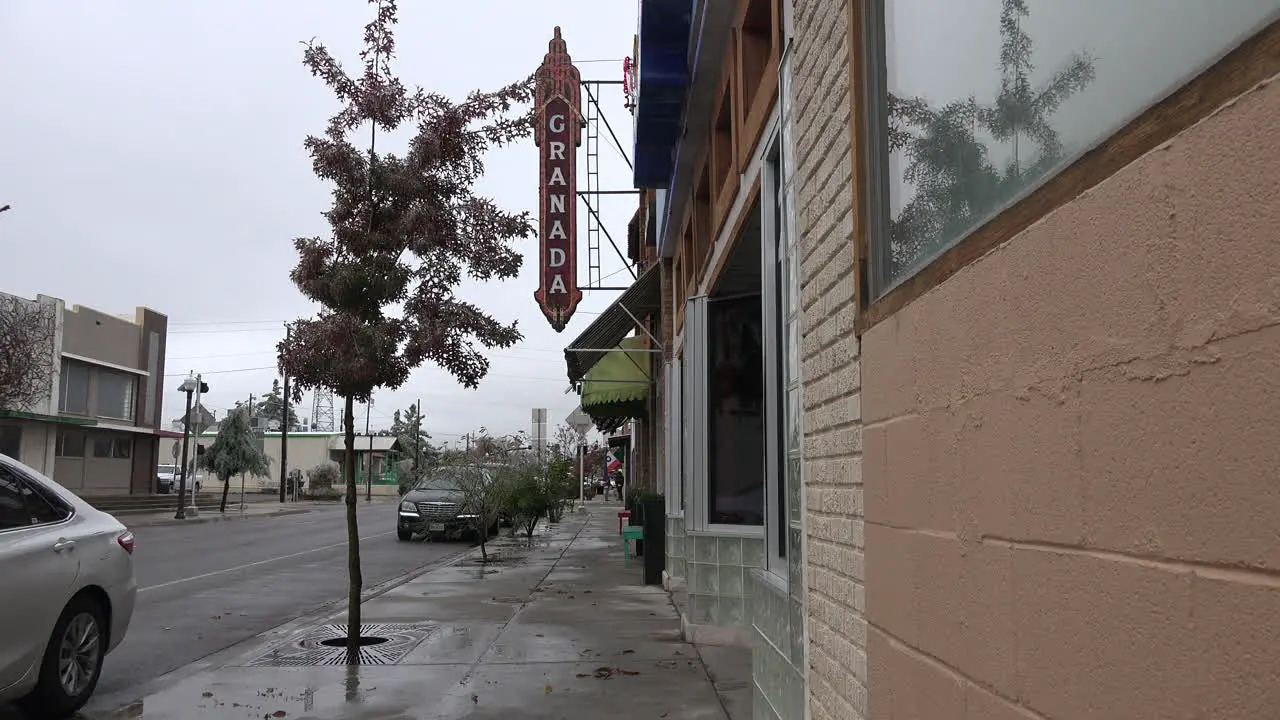 Texas Alpine Street With Sign