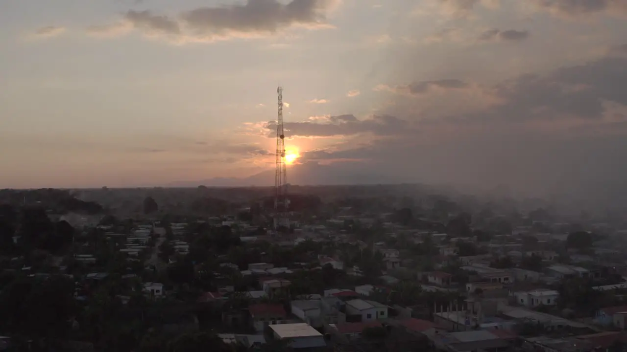 telecommunication antenna and control tower