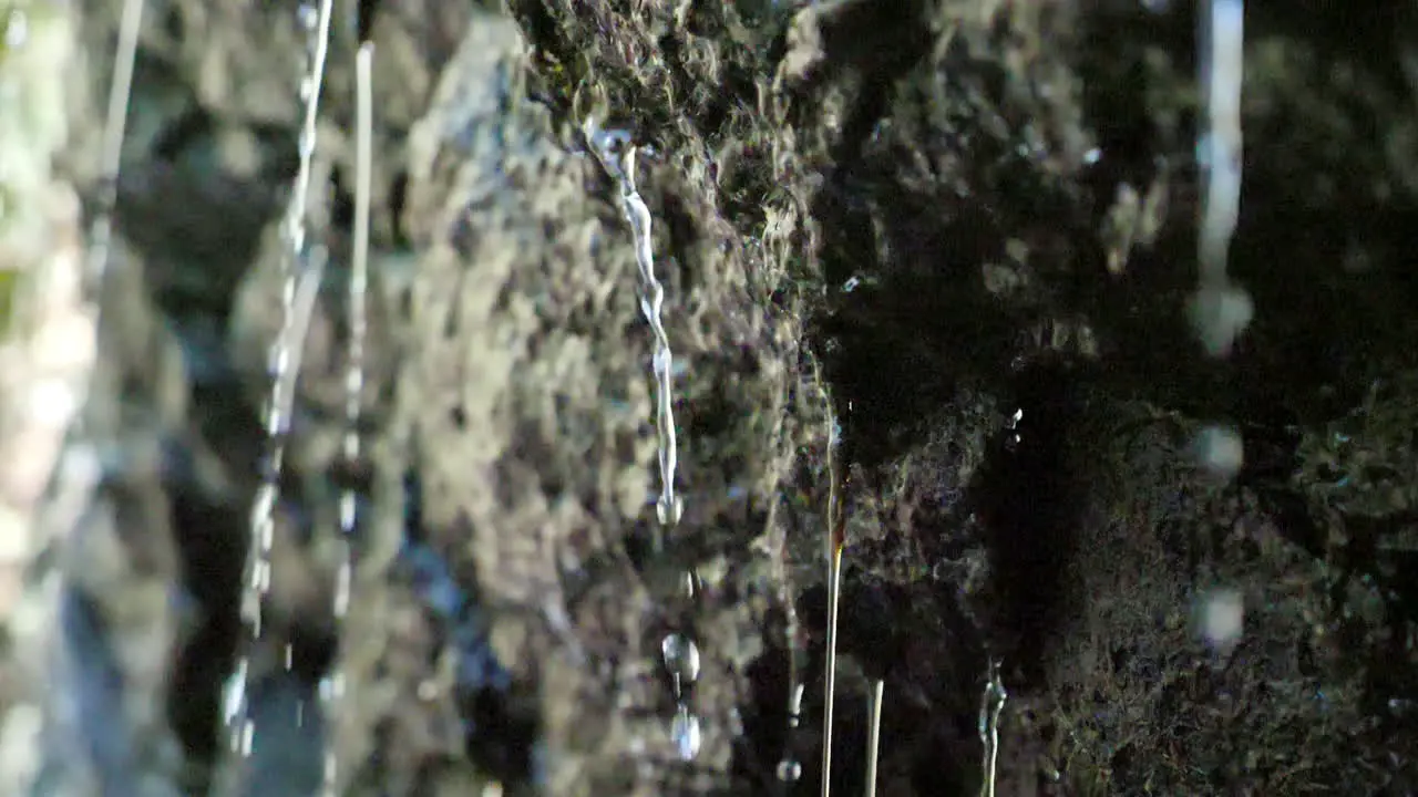 Water dripping slow motion in 180 frames per second