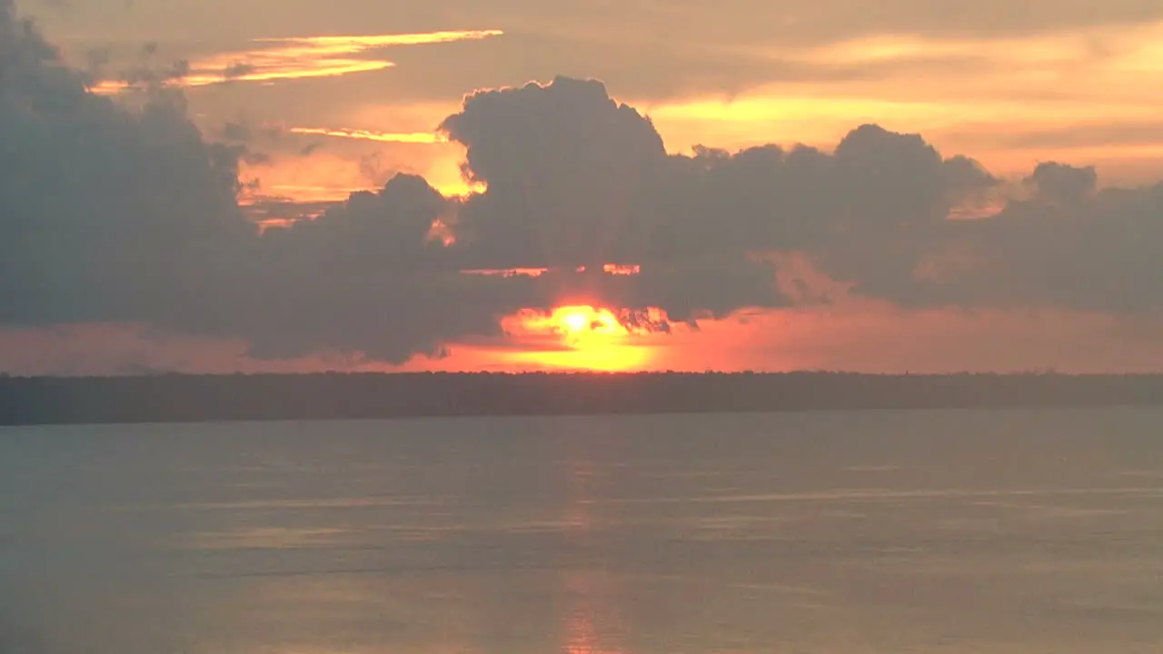 Manaus sunset on Rio Negro