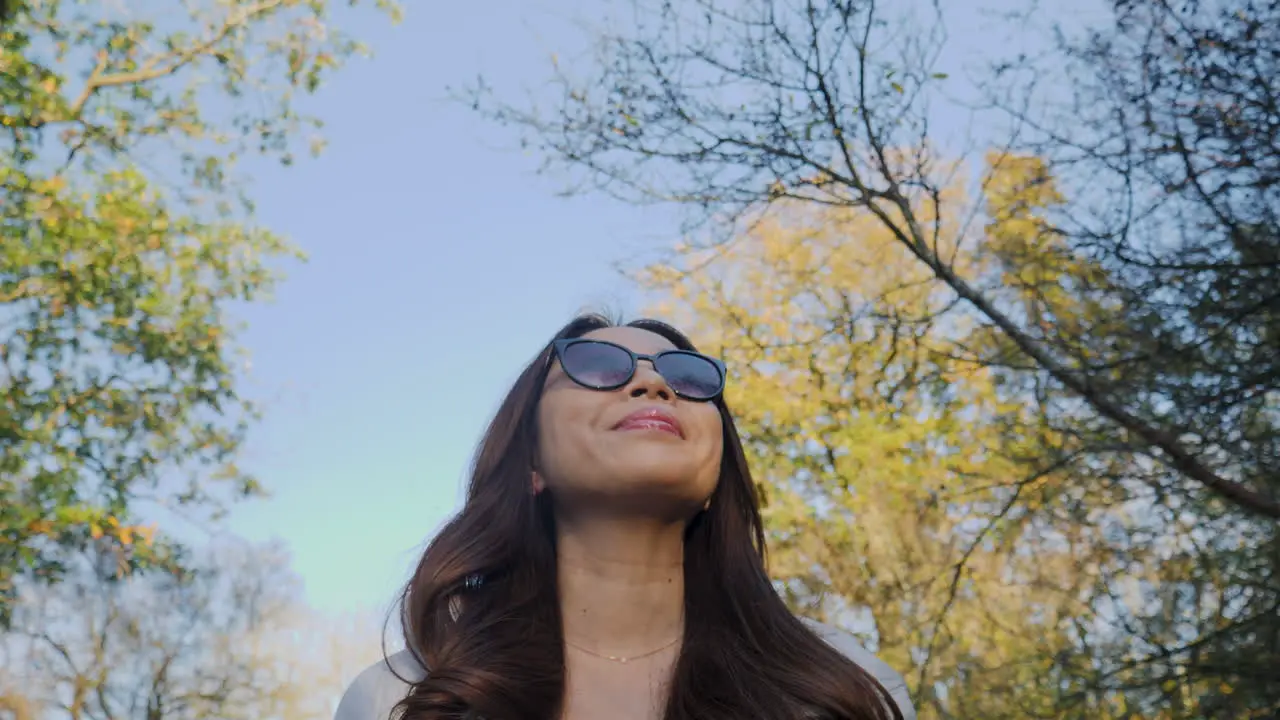 A Close Up of An Asian Woman with Sunglasses