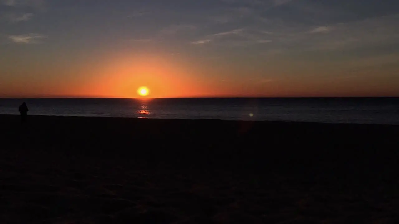 Sunrise on the beach in San Jose del Cabo Mexico-2