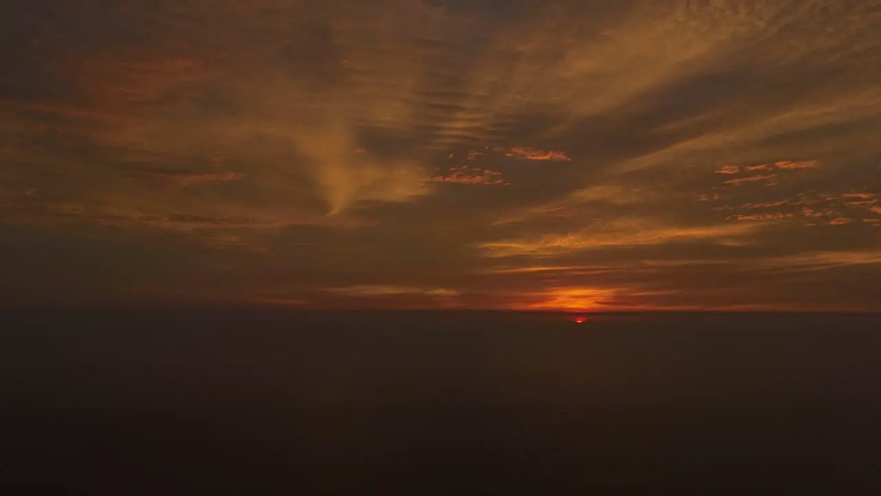 Colorful Time Lapse Sunset From Lima Capital Of Peru