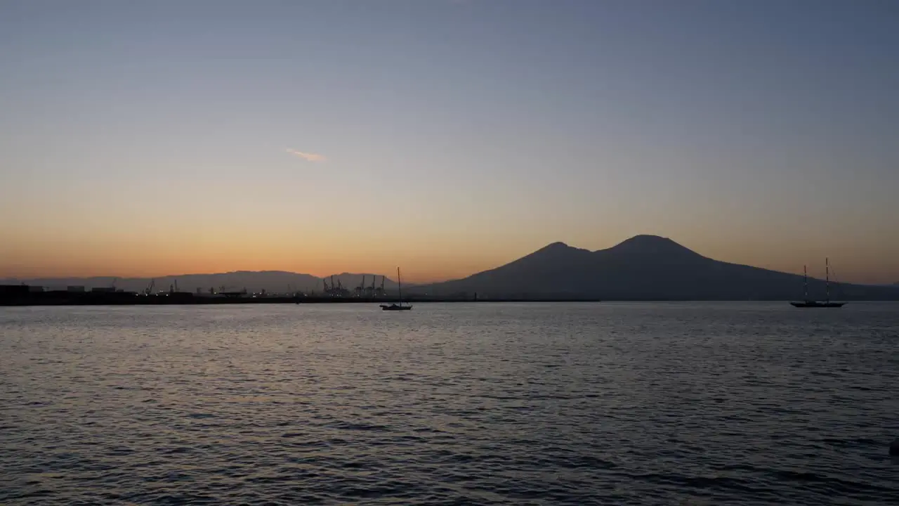 Sunrise in Naples Italian morning Calming and relaxing