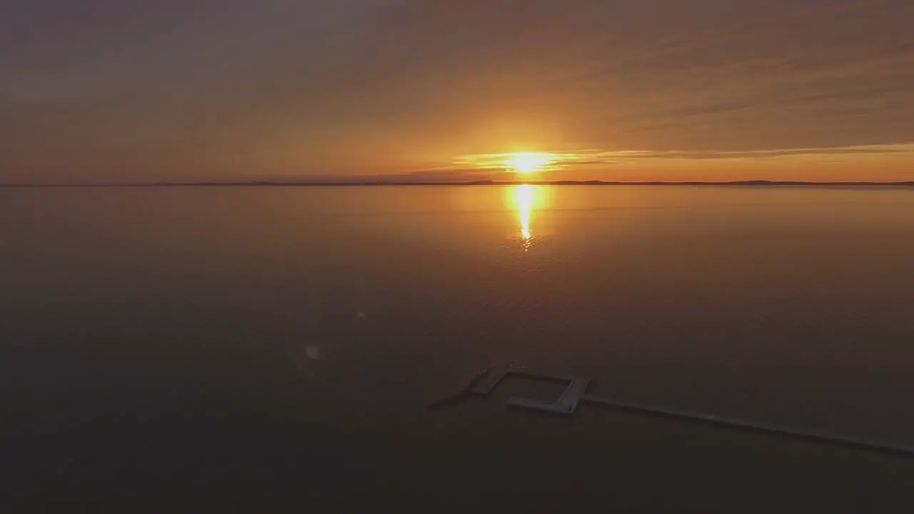 Vente Cape Horn Pier and the Curonian Spit At Sunset