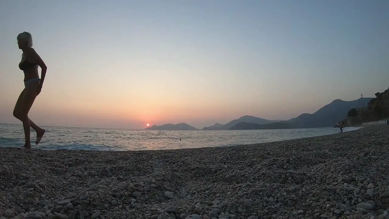 Sunset time lapse from Oludeniz beach on Turkey's Turquoise Coast