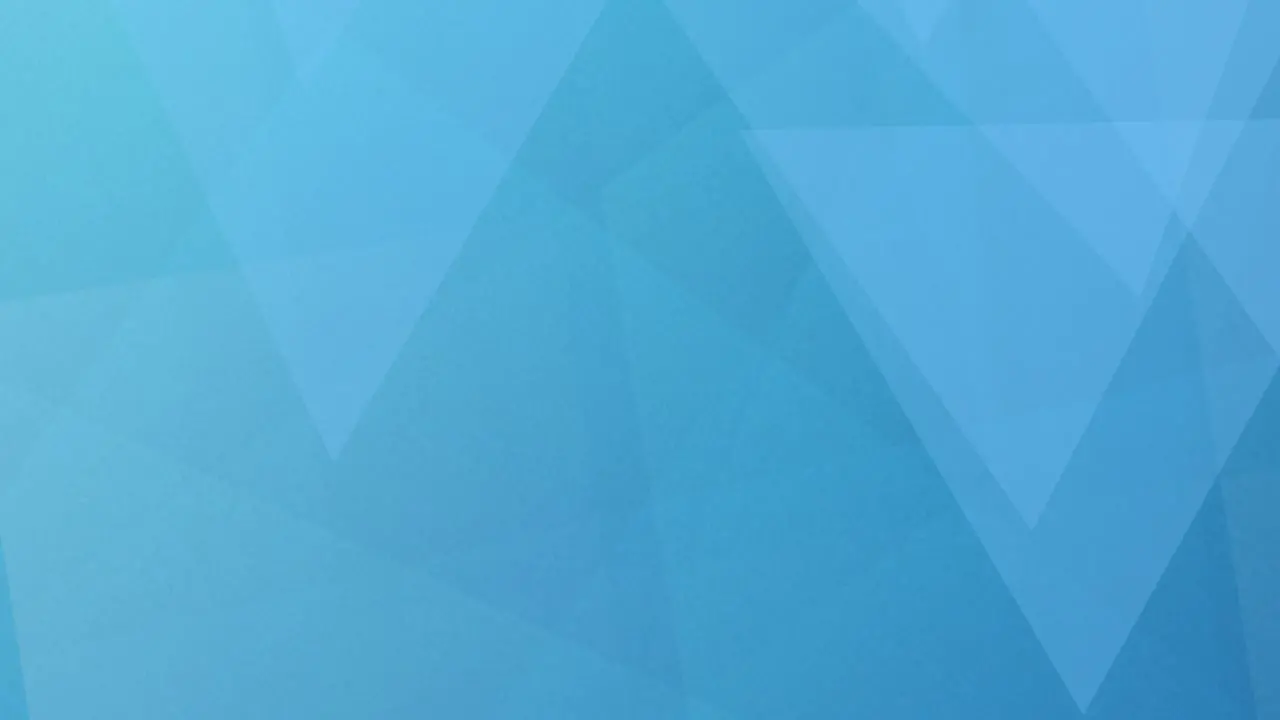 geometric forms Abstract blue background 4k video backdrop moving and rotating triangle shapes