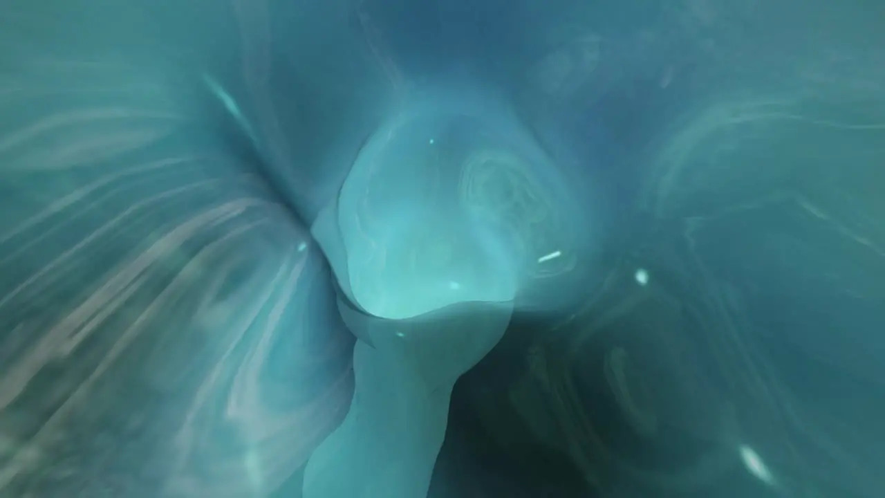 Seamless Glossy Ice Cave In Looped Visuals Animation