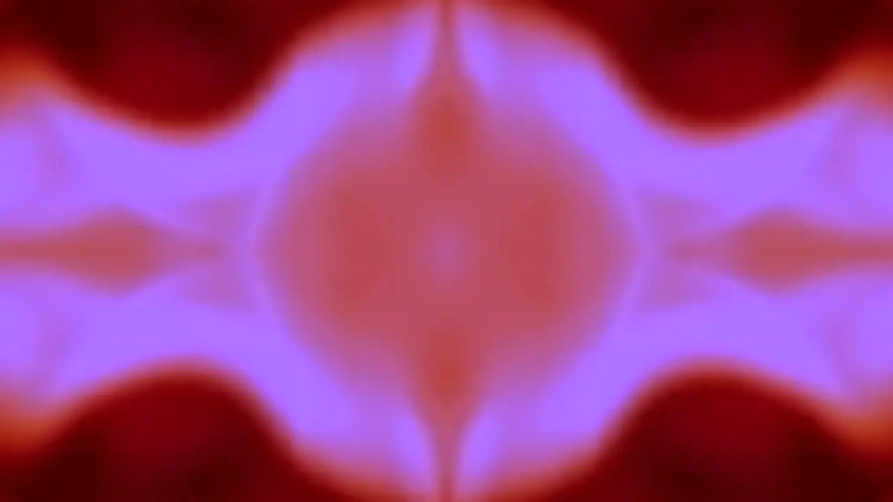 Kaleidoscope art Red fire symmetric effects shape changing