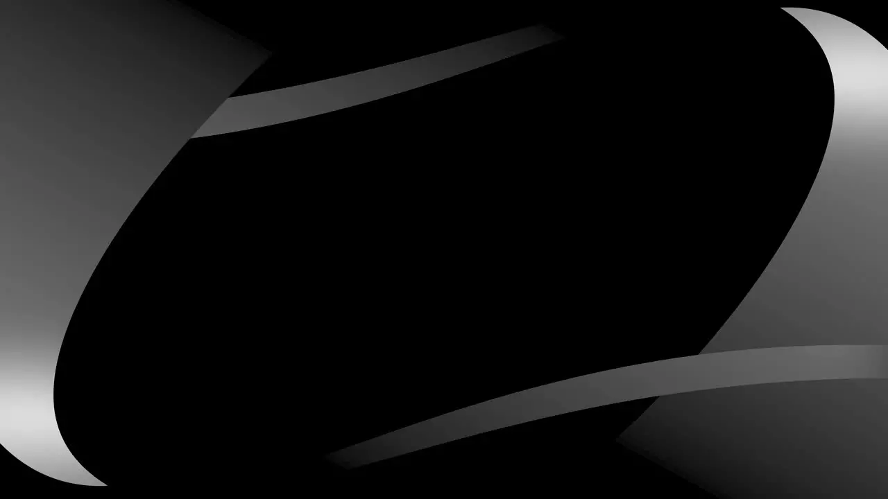 Ribbon intro smooth animation with gradient background visual effect motion graphics shape symmetry colour black grey