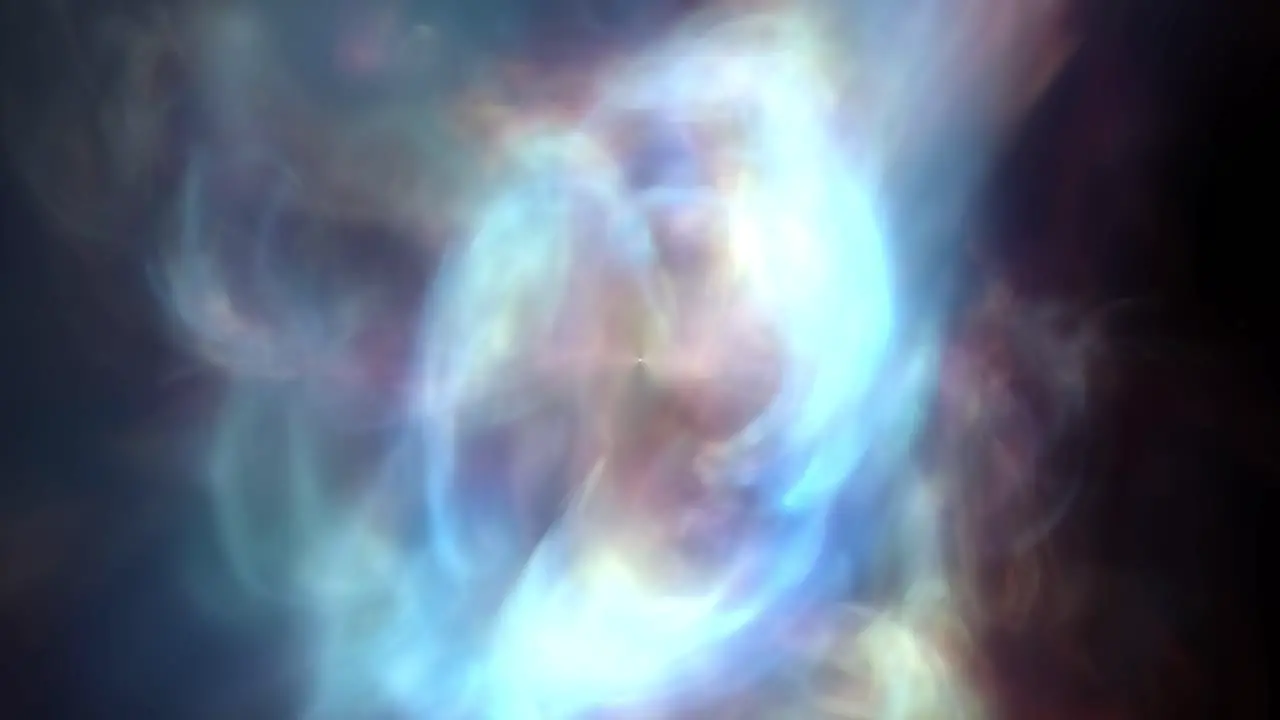 Abstract and mystical smoke background or iridescent energy flow