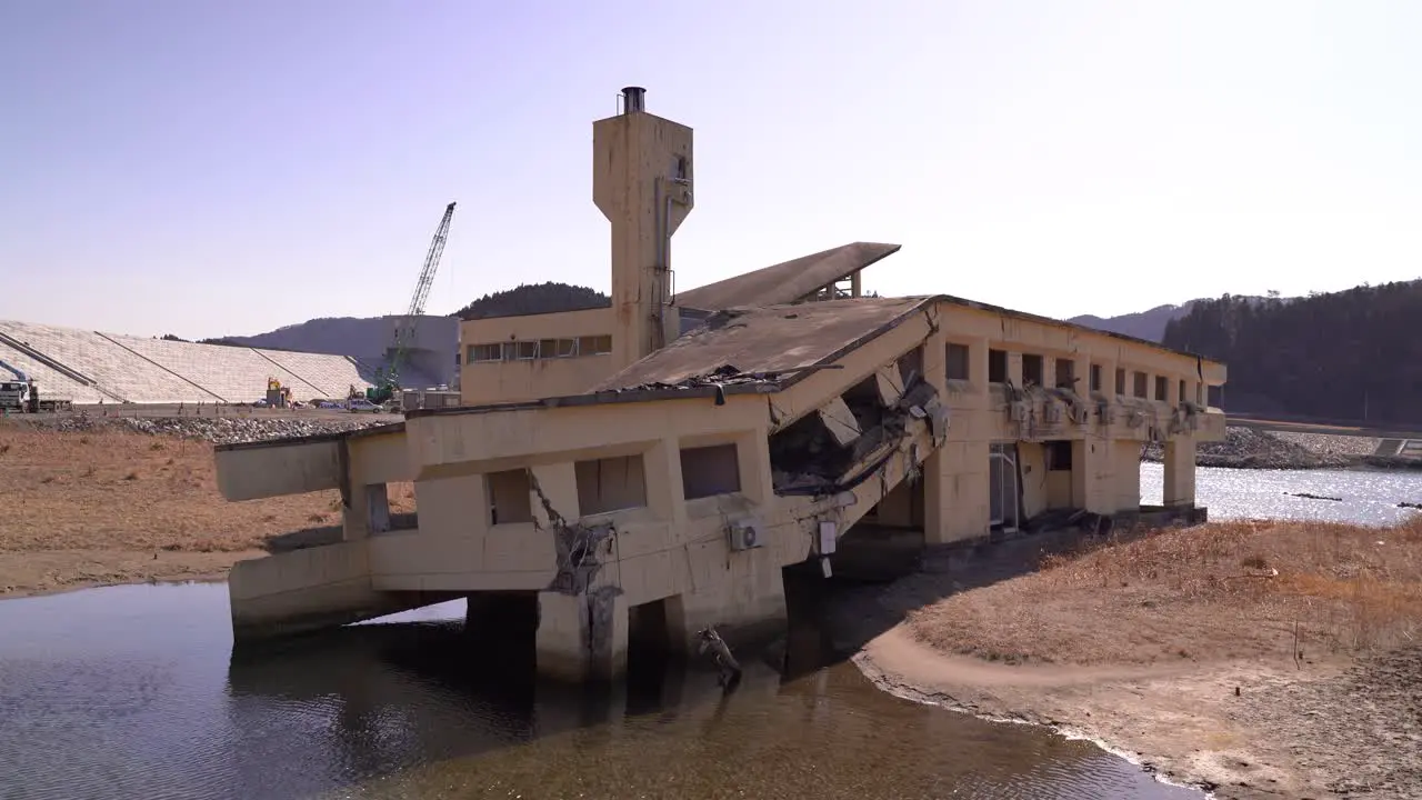 Former Youth Hostel destroyed by Tsunami in Eastern Japan ten years ago