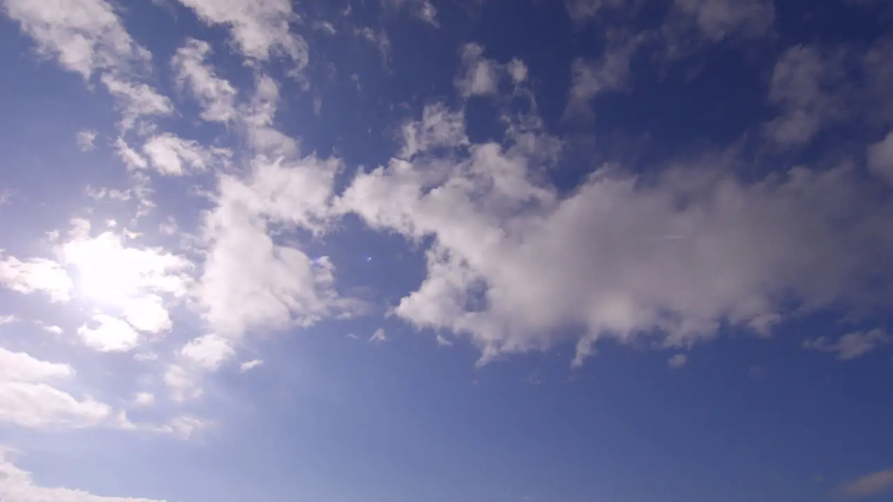 Blue sky with clouds