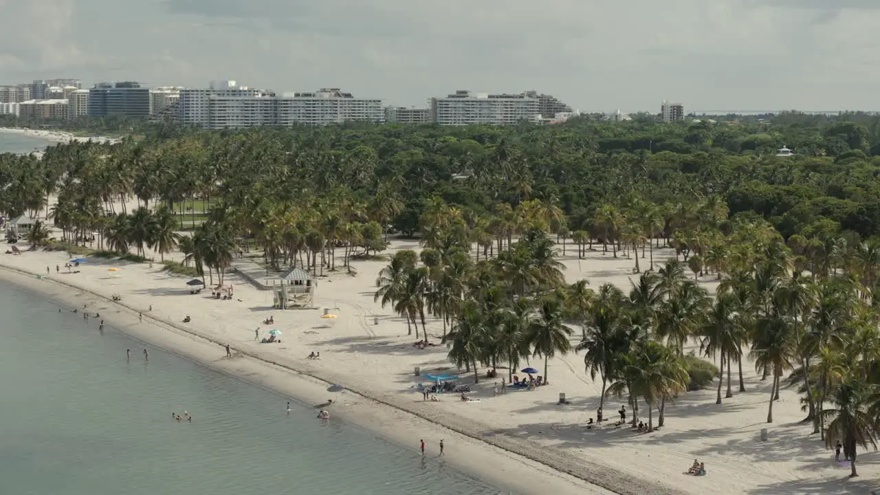 Aerial view of Biscayne Bay Beach