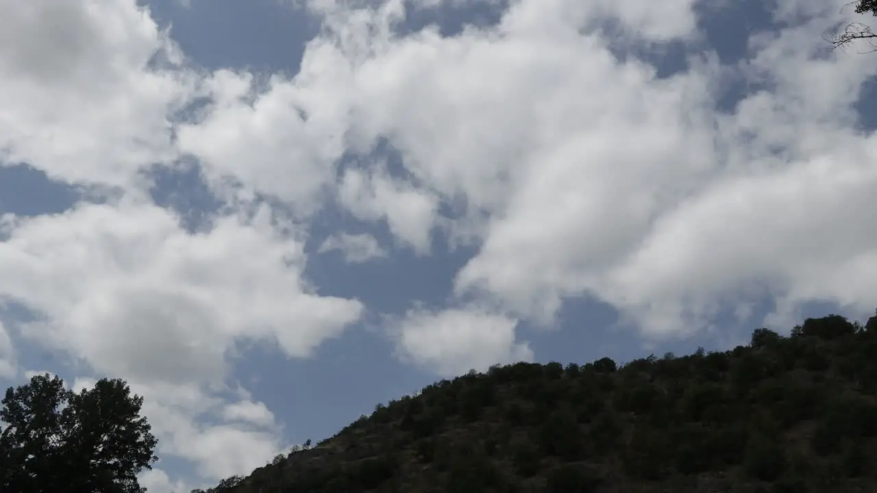 Dramatic clouds time lapse