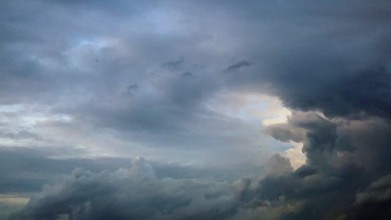 Timelapse of Dark Clouds Before a Storm