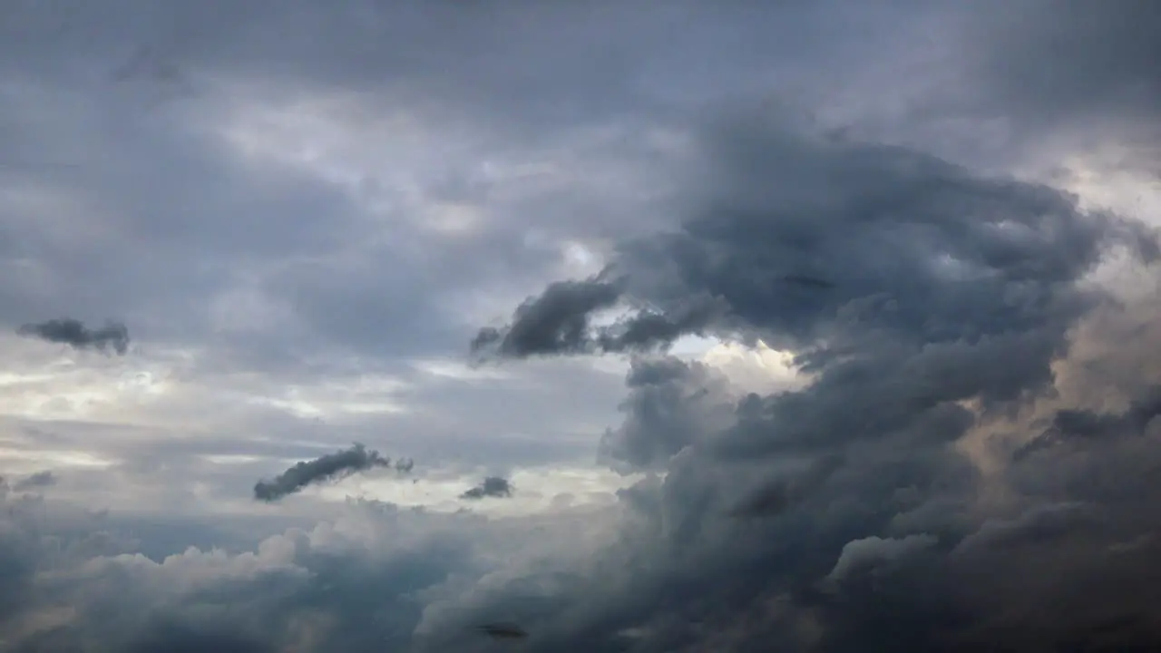 Timelapse of Storm Clouds Forming in the Sky