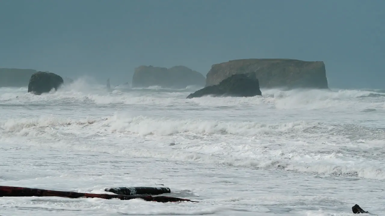 Winter storm at the Oregon Coast