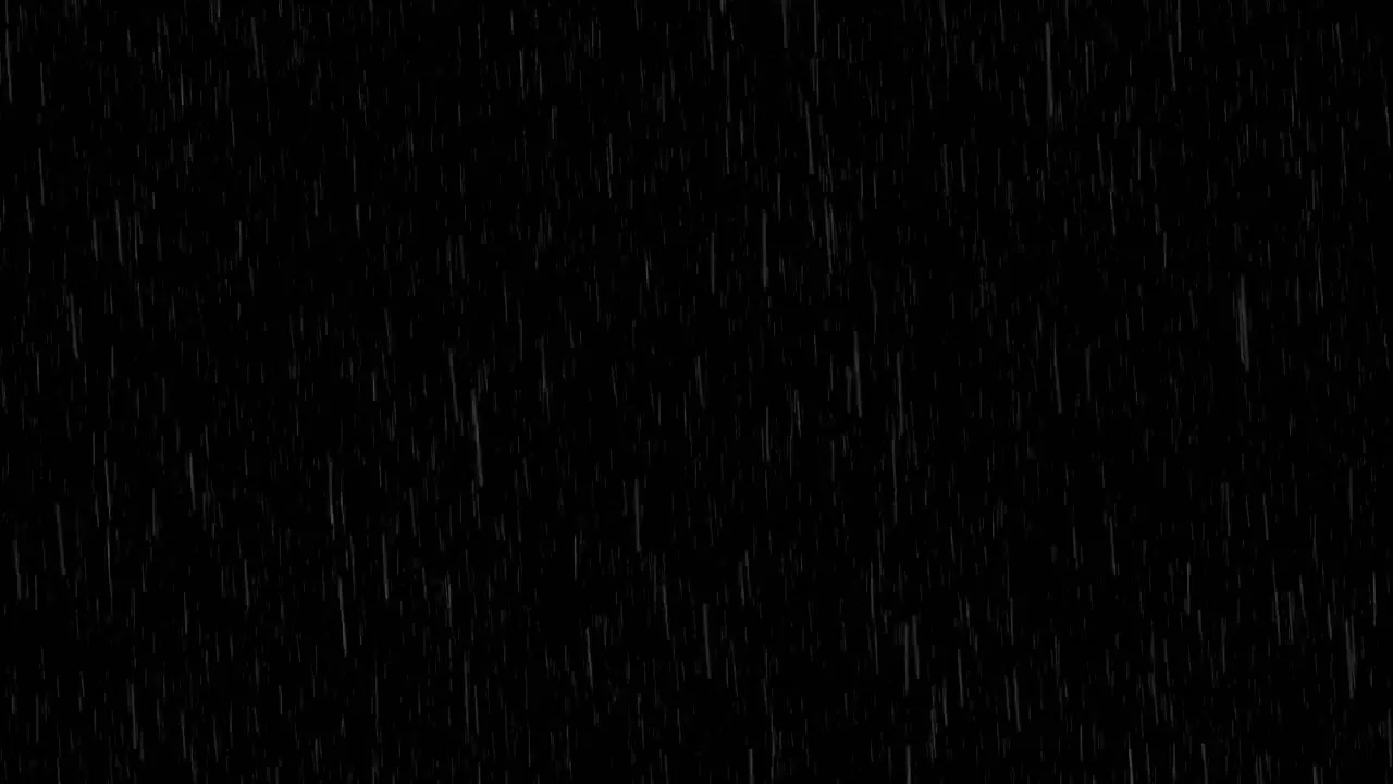 4k rainy black background video overlay