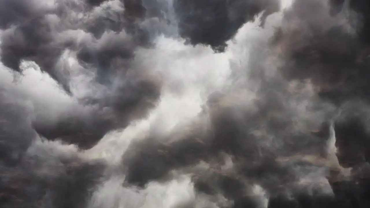 a cloud with a bolt of lightning in it