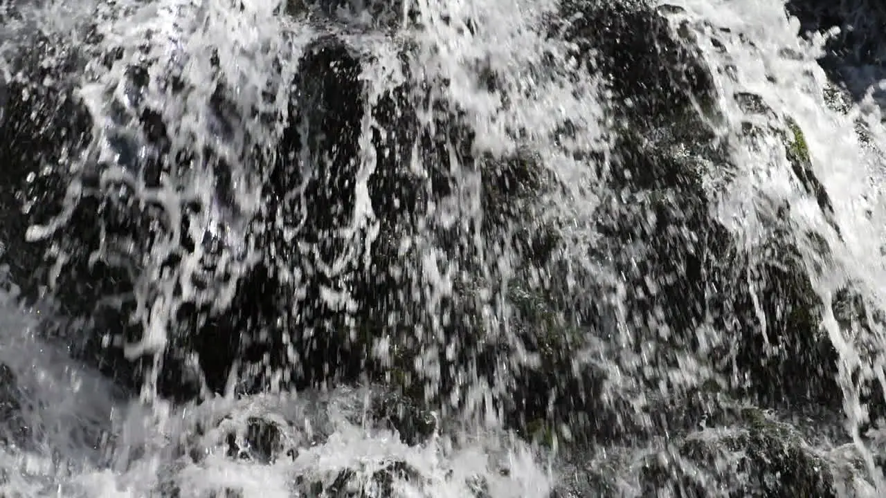 Whitewater spills from a waterfall