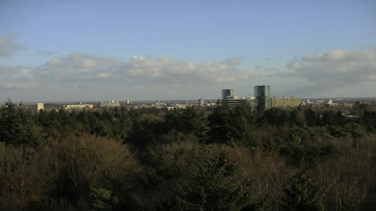 Buildings and Clouds Time Lapse