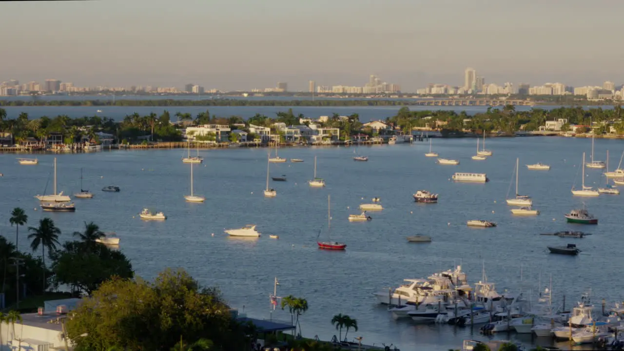 South Beach Miami Yacht during Gloden Hour