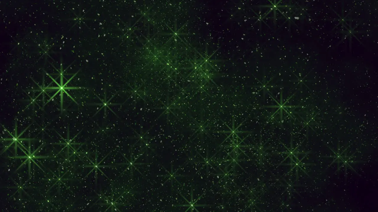 A celestial symphony black and green starry background