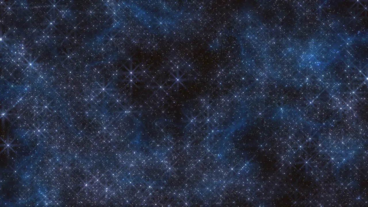 Glowing blue and black star pattern on background